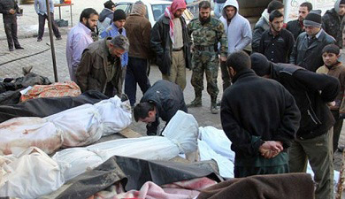 هيومن رايتس:هجمات عشوائية تنتهك قوانين الحرب في سوريا 