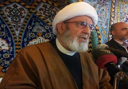 الشيخ يزبك في خطبة الجمعة في بعلبك: حل القضية الفلسطينية لا يكون الا بالمقاومة 