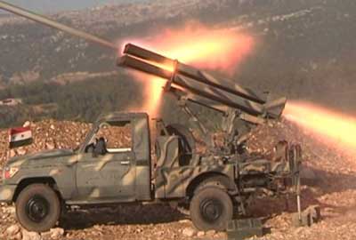 الجيش السوري يواصل استهدافه الناري الجوي والمدفعي لمواقع المجموعات المسلحة