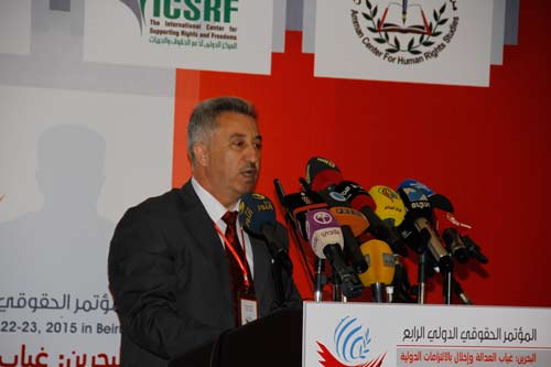 انطلاق أعمال المؤتمر الحقوقي الدولي الرابع لمنتدى البحرين لحقوق الانسان 