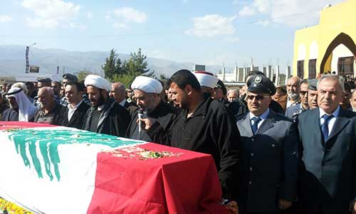 تشييع حاشد للشهيد علي البزال في بلدته البزالية 