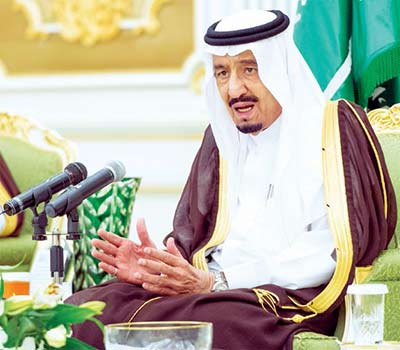 ملك السعودية يزعم أن عدوانه على اليمن &rsquo;دفاع عن الدين&rsquo;