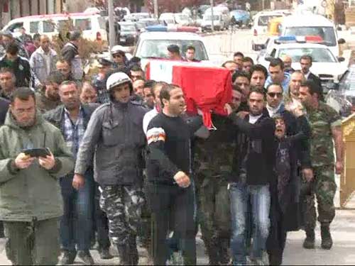 تشييع حاشد للشهيد علي البزال في بلدته البزالية 