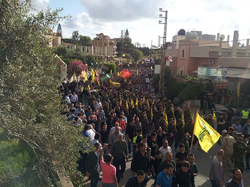 حزب الله وجمهور المقاومة شيّعوا 4 شهداء في البابلية وكفرا وعين بعال وتعلبايا 