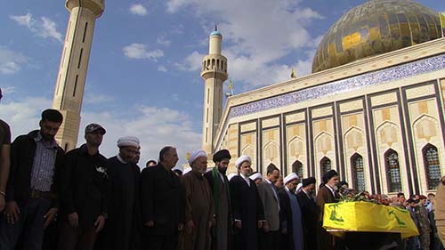 تشييع الشهيد المجاهد السيد  حسن محمد الموسوي في النبي شيت