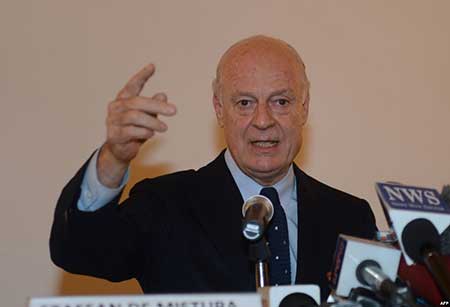 دي ميستورا: ما يجري في جنيف بشأن سوريا مشاورات لا مباحثات سلام