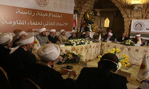 مؤتمر &rsquo;الاتحاد العالمي لعلماء المقاومة&rsquo; يبدأ أعماله في بيروت
