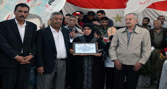 مهرجان شعبي لـ&rsquo;جبهة التحرير الفلسطينية&rsquo; بمناسبة يومها الوطني في مخيم جرمانا