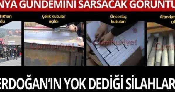 صحيفة &rsquo;جمهورييت&rsquo;: أسلحة تركية لجماعات سورية مسلحة