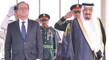 قمة خليجية فرنسية في الرياض اليوم