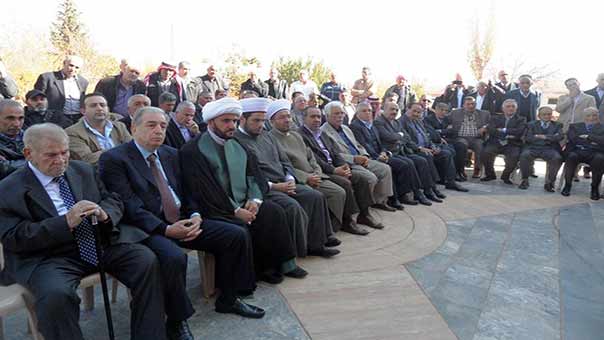 عشائر وفاعليات منطقة غربي بعلبك تلبي نداء السيد نصرالله وتعلن جهوزيتها بكل الوسائل لمواجهة الهجمة التكفيرية 