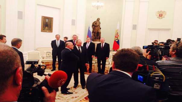 بوتين يلتقي العبادي في موسكو: العلاقات الروسية - العراقية في تطوّر رغم الصعوبات