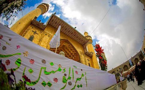 الالاف يحيون ذكرى ولادة الإمام علي &rsquo;ع&rsquo; في النجف الأشرف