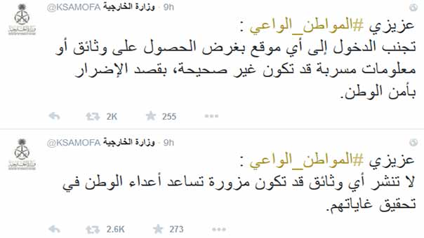 الخارجية السعودية تناشد مواطنيها عدم الاطلاع على وثائق &rsquo;ويكيليكس&rsquo;