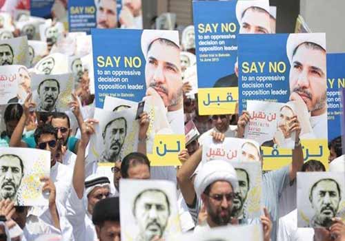 البحرين.. تظاهرة شعبية حاشدة تطالب بوقف محاكمة الشيخ سلمان