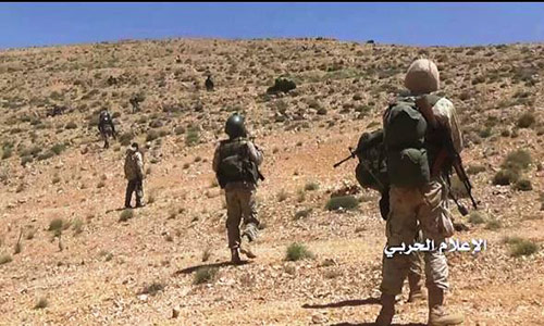 الجيش السوري ومجاهدو المقاومة يسيطرون على تلة راس الكوش وقرنة راس الصعبة في جرد الجراجير في القلمون