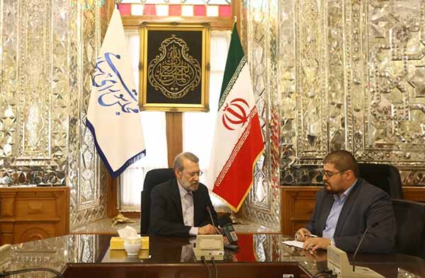 رئيس مجلس الشورى الإيراني  لـ&rsquo;العهد&rsquo;: العدوان السعودي على اليمن خطأ استراتيجي كبير والمفاوضات النووية تتقدّم