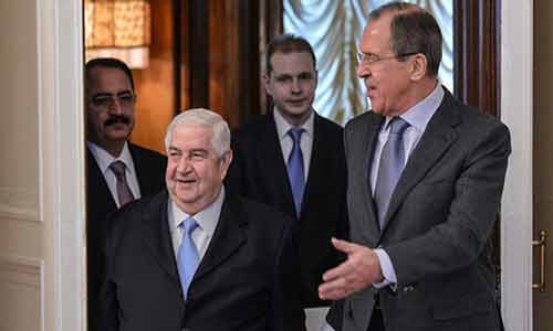 لافروف بعد لقائه المعلم: لتوحيد الجهود في مواجهة الإرهاب