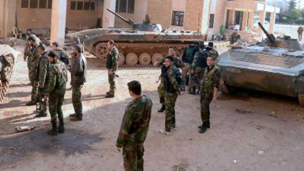 قتلى وجرحى للمسلحين في اشتباكات مع الجيش السوري في محيط موقع اللواء 52 بريف درعا