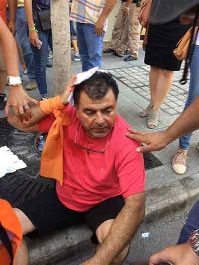 يوم برتقالي في السراي ومحيطه: لتطبيق الدستور وإعادة الشراكة الى الوطن