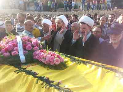 حزب الله وجمهور المقاومة يشيعان الشهيدين محمد ضعون وطارق بليبل