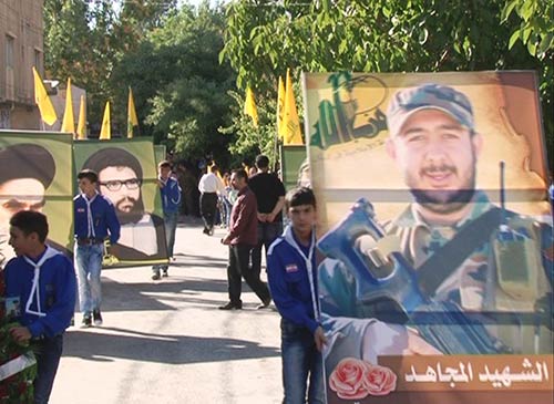 حزب الله وأهالي مدينة بعلبك والجوار شيّعوا الشهيد المجاهد حسن محمود دياب 
