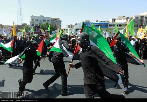 مسيرات مليونية في طهران احياءً ليوم القدس العالمي
