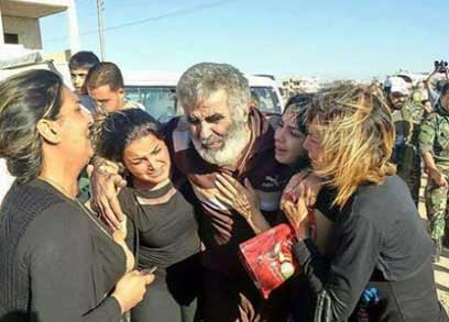 ريف حماة: بعض اهالي اشتبرق يتنفسون الحرية