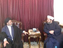 السيد ابراهيم السيد عرض مع الشيخ شعبان التطورات السياسية 