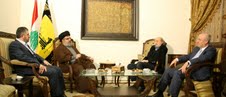  السيد نصرالله استقبل النائب جنبلاط 