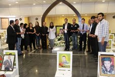 وفد من حزب الحوار الوطني زار ضريح الشهيد مغنية 
