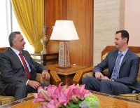 الرئيس الاسد استقبل ارسلان وبحث معه الاوضاع في لبنان وسوريا 