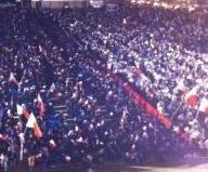 الشيخ سلمان في مهرجان شعبي حاشد للوفاق : نمط الحكم القديم البالي في البحرين لن يبني الوطن