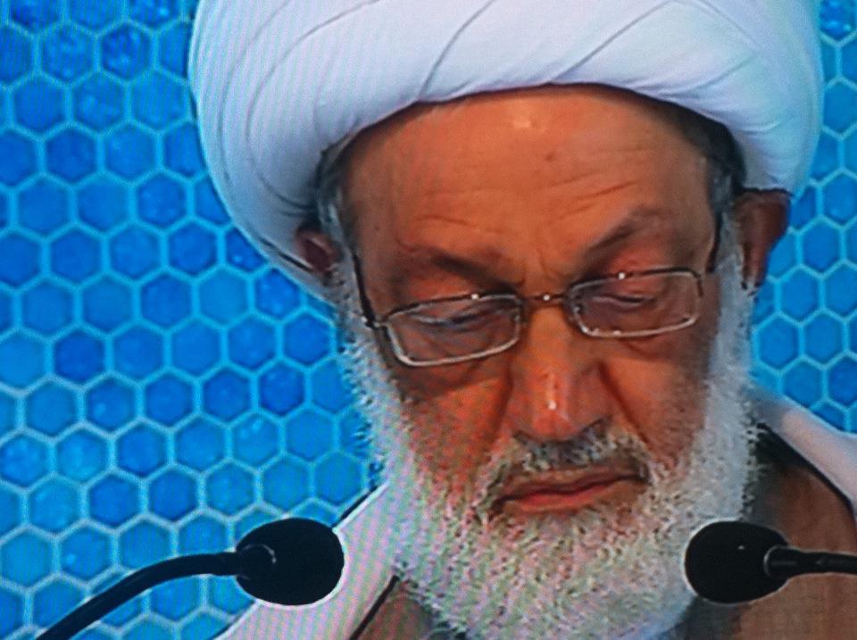 الشيخ عيسى قاسم: الاحتجاجات ضرورة ستزيد وتيرتها كلما أبطأت الاستجابة للمطالب المشروعة
