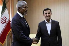 أحمدي نجاد لـ أنان: أي خطة  تجاه سورية يجب أن تكون بعيدة عن التدخل الخارجي