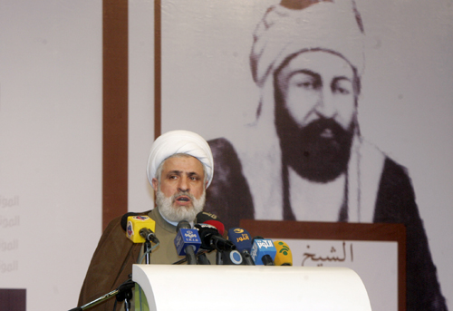 الشيخ قاسم ممثلاً الامين العام في مؤتمر الشيخ البهائي: الحريري ليس ممثلاً حصرياً ولا تتحمل الطائفة مسؤولية خياراته