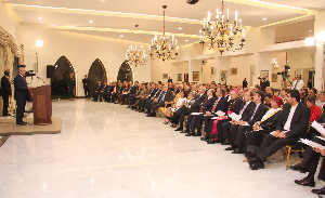 سليمان : لإستعادة تقاليد الحوار من دون عقد وخلفيات وشروط