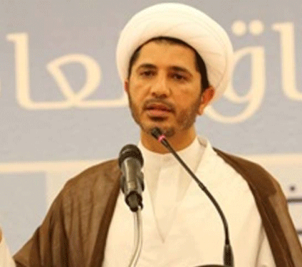 الشيخ سلمان يدعو الى وقف سرقة المال العام والفساد الإداري ويؤكد أن مطالب الشعب ستتحقق