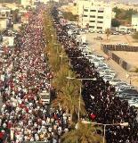 "الحرية والديمقراطية": تظاهرة حاشدة للمعارضة البحرينية في غرب المنامة
