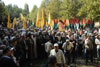 حزب الله ينظم مسيرة شعبية ضخمة في بعلبك إستنكارا للاساءة للنبي محمد (ص)