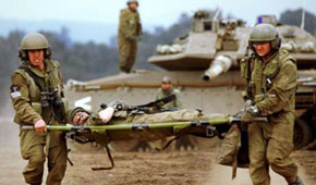 سلاح الطبابة الإسرائيلي ينفذ مناورة حرب ضد الجيش السوري وحزب الله