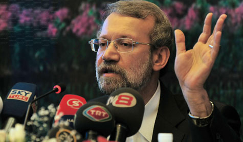 لاريجاني: لتعزير العلاقات الثنائية بين ايران ومصر
