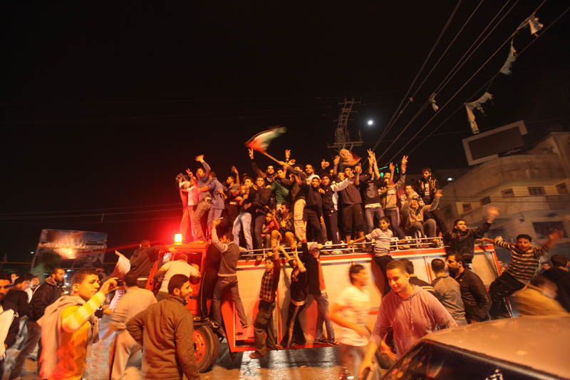  غزّة تحتفل بالنصر
