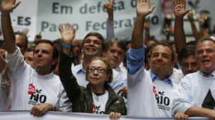 احتجاجات في البرازيل على قانون النفط الجديد