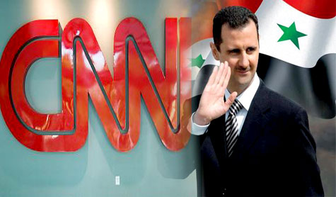 الأسد يتصدر قائمة متابعي "سي أن أن" للعام 2012