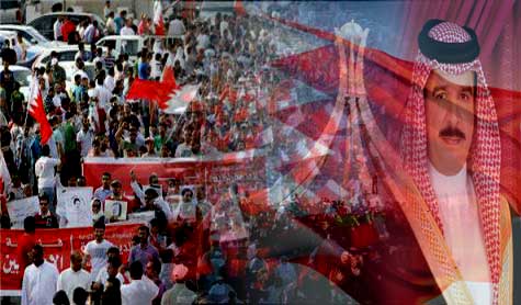 ثوار البحرين في "ميادين اللؤلؤة" للمطالبة بوقف القمعِ