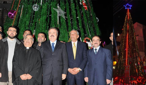 عندما تغتاظ "إسرائيل" من شجرة الميلاد في النبطية