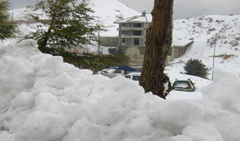 العاصفة الثلجية تخلف أضراراً جسيمة على امتداد لبنان