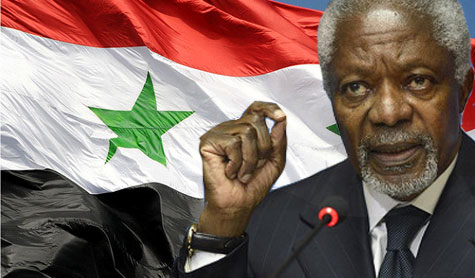 عنان ينتقد الدول التي لا تؤمن بحل سلمي للأزمة السورية