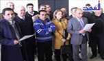 اعتصام للأساتذة المتعاقدين في الجامعة اللبنانية في صيدا